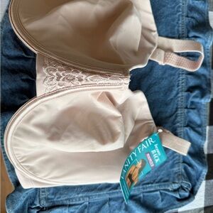 Vanity Fair Beauty Back Minimizer Light Pink Bra 36H NWT